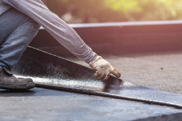 Professional Vapor Barrier Installation technician working in Free Soil, MI